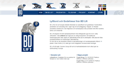 Desktop Screenshot of bdlift.se