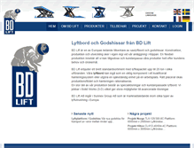 Tablet Screenshot of bdlift.se